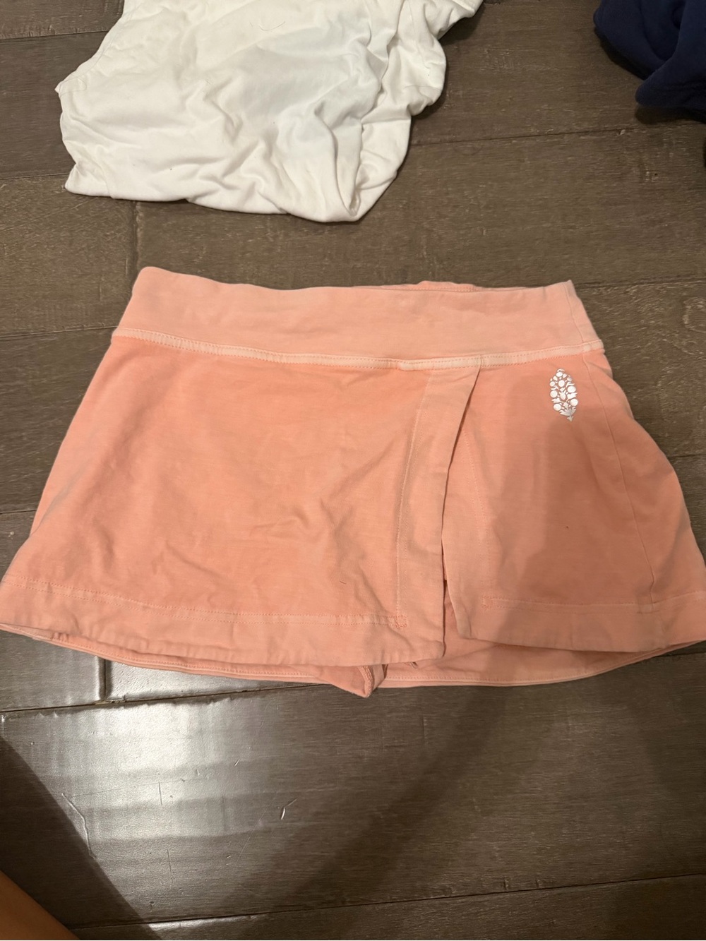 Free People Peach Tennis Skort with Built-In Shorts